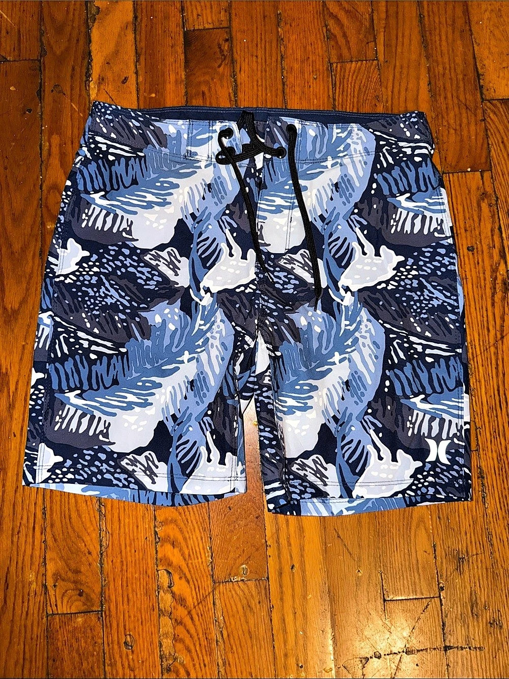 Hurley Phantom Board Shorts Blue & White Waist 28